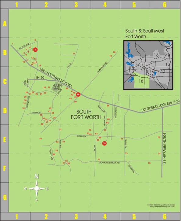 Area 18 South Fort Worth, Texas Christian University